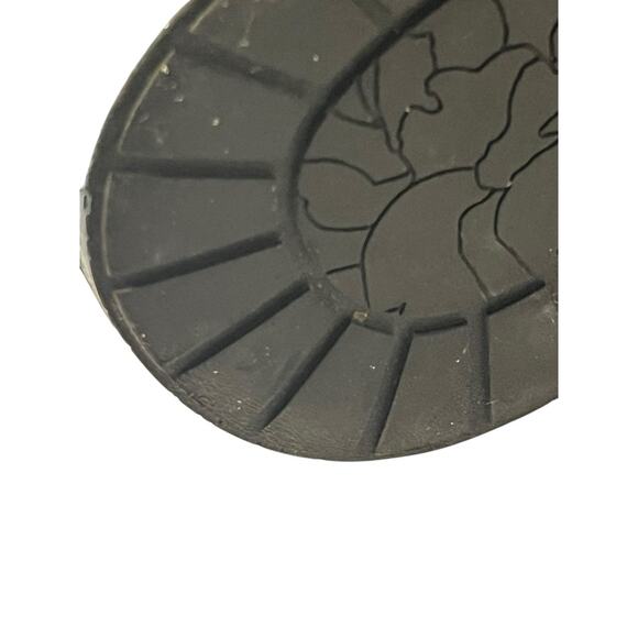 BeautiFeel Black Ankle Boots •39/8.5•Snakeskin Embossed Accent Flats Leather EXC - Picture 7 of 10